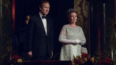 Olivia Colman as the Queen and Tobias Menzies as Philip in first-look image from the upcoming new series of The Crown. Pic: Netflix
